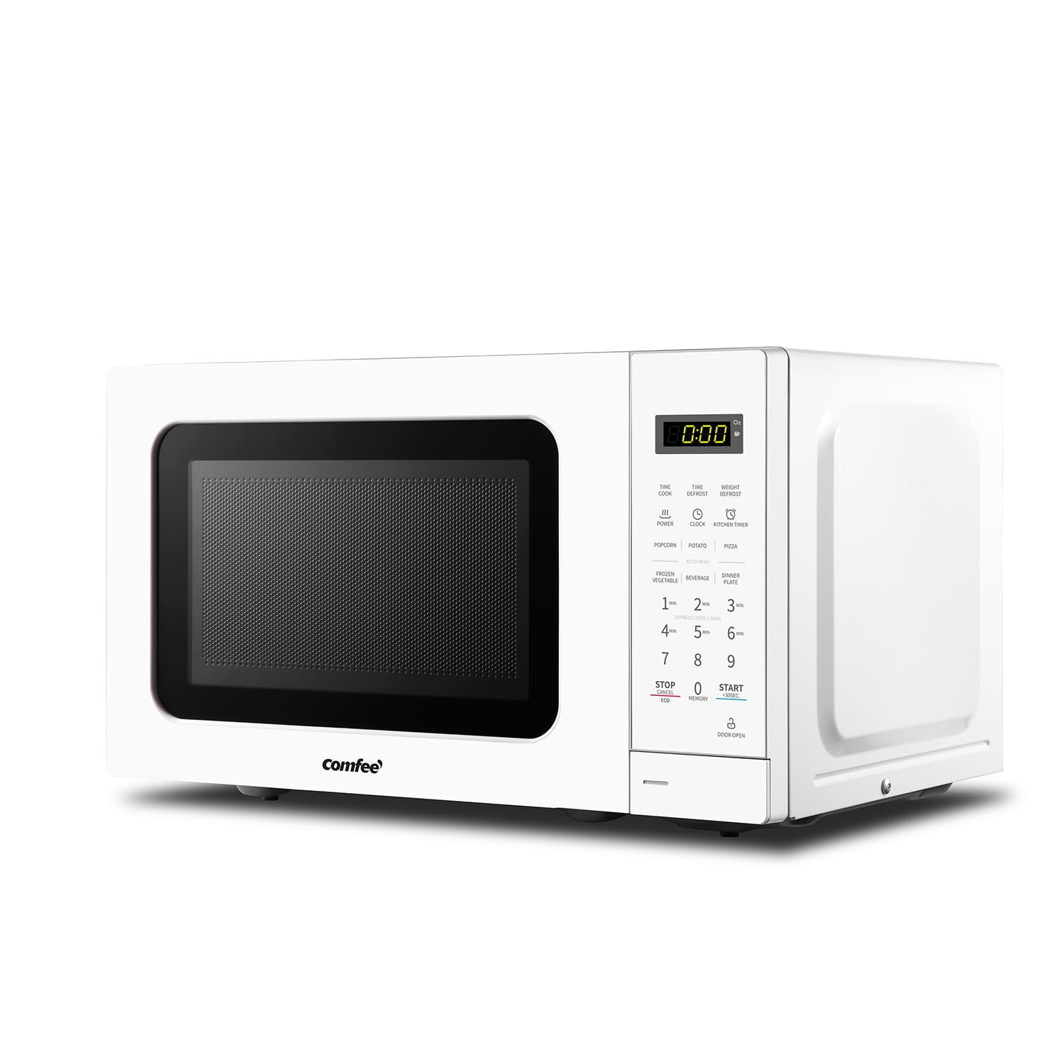 COMFEE' Countertop Microwave Oven, 0.7 Cu. Ft., 700W, White COMFEE'