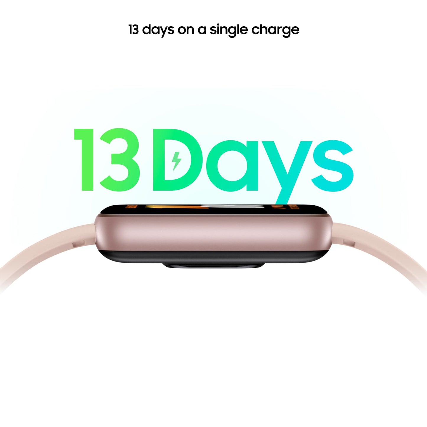 Samsung Galaxy Fit3, 1.6" AMOLED Display, 13 Days Battery Charge, Sleep Monitoring, Fall Detection - Pink Gold (CAD Version & Warranty)