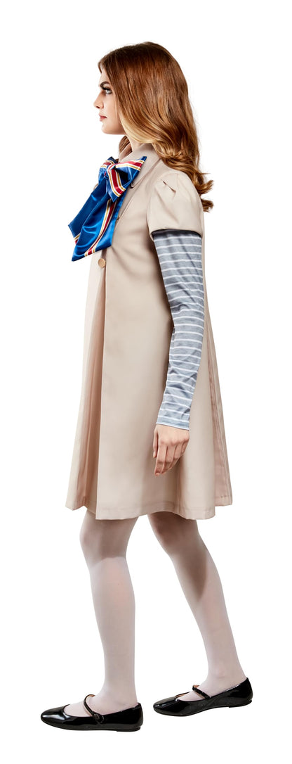 Robe de costume M3gan pour femmes Rubies pour soirées à thème et Halloween, comme illustré, très grande taille
