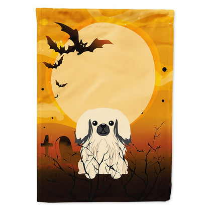 Caroline's Treasures BB4372CHF Halloween Pekingnese Cream Flag Canvas House Size, Large, Multicolor