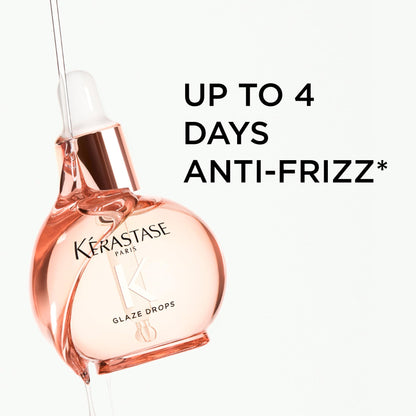 Kérastase Hair Gloss Oil, Gloss Absolu Anti-frizz Drops, Glossy & illuminating oil, Adds Shine, No Greasy Touch, For All Hair Types, Vegan Formula with Wild rose in Oil, 45 ml - Available at All In One Marketplace Canada