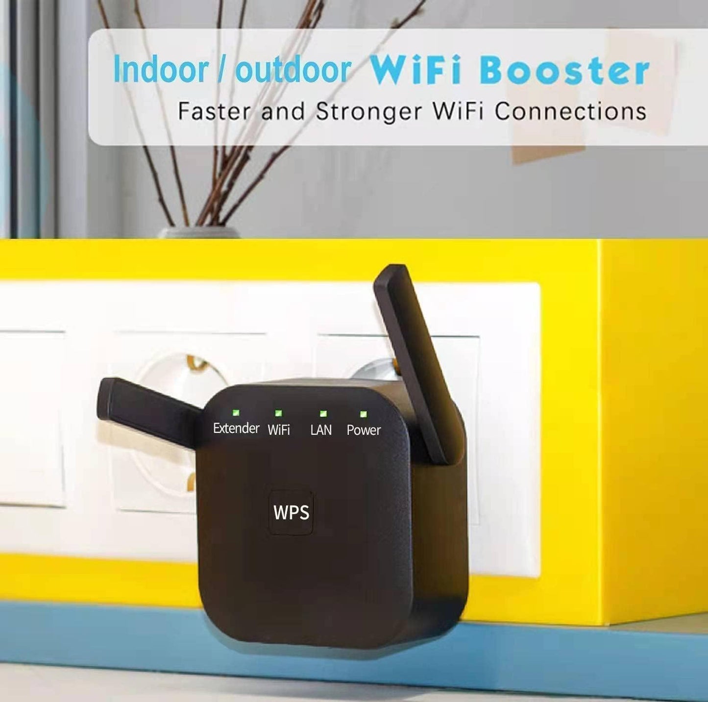 2026 Fastest WiFi Extender, WiFi Repeater, WiFi Booster, Covers Up to 10000 Sq.ft and 60 Devices, Internet Booster - with Ethernet Port, Quick Setup, Home Wireless Signal Booster