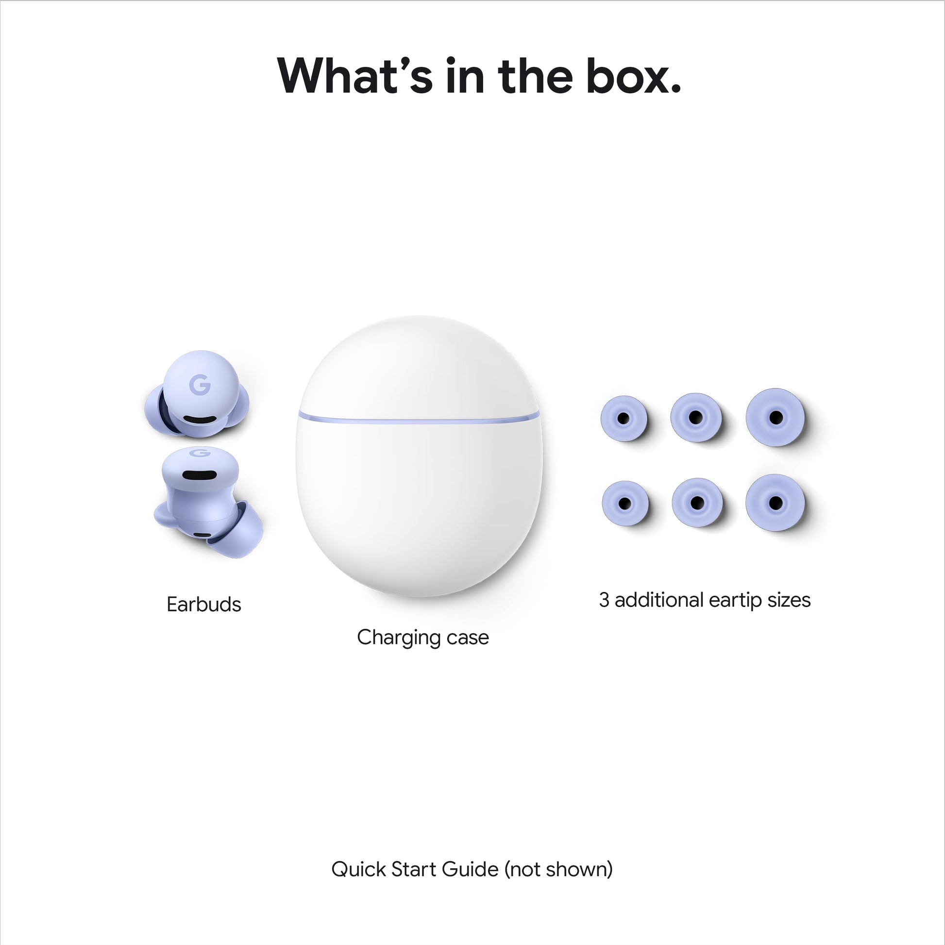 Google Pixel Buds 2a - Wireless Earbuds with Noise Cancellation - Fog Google