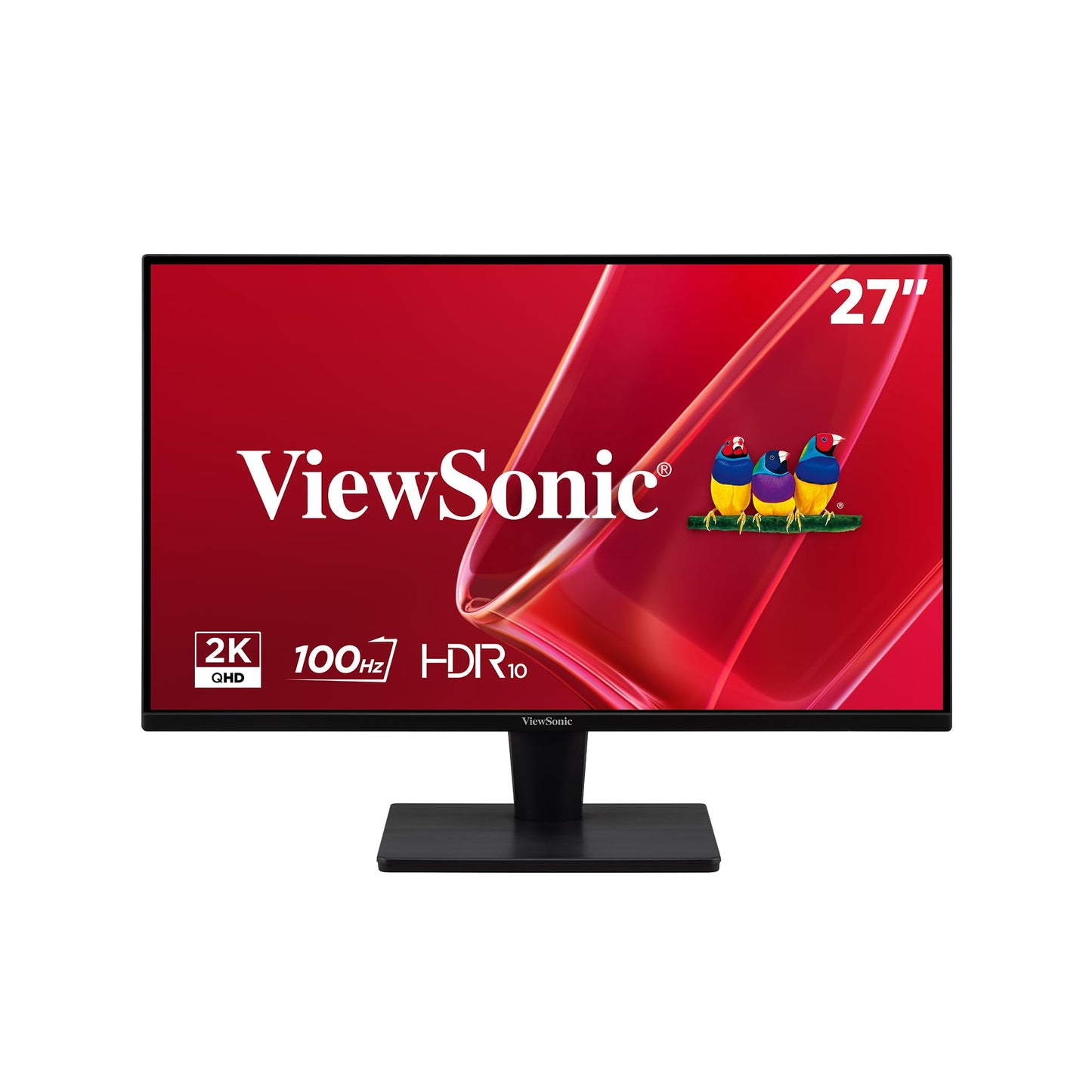 ViewSonic VS2725-2K 27 Inch QHD 1440p Monitor with 100Hz, HDMI, DisplayPort, and Variable Refresh Rate for Home and Office ViewSonic