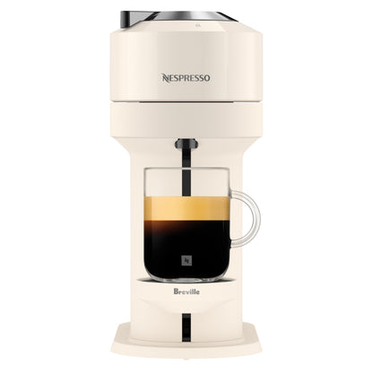 Nespresso Vertuo Next Single Serve Coffee and Espresso Machine by Breville, White and Chrome Nespresso