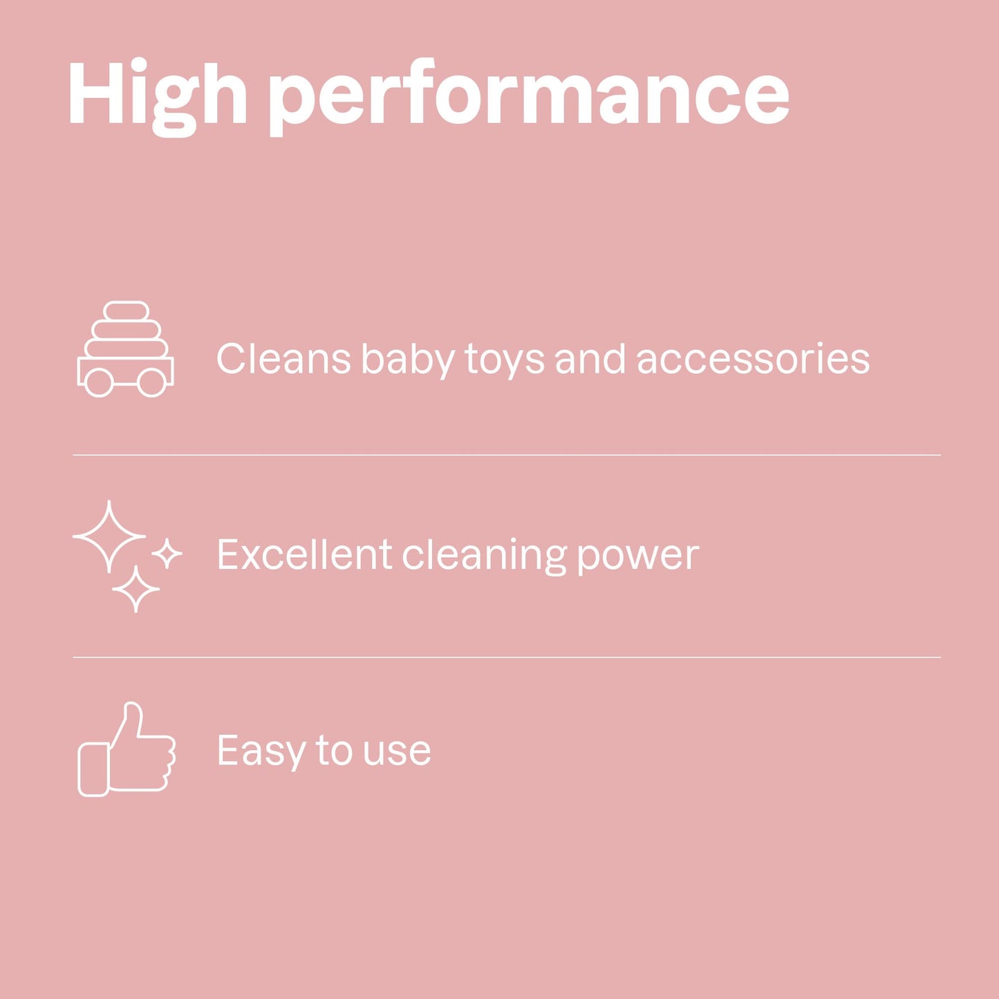 ATTITUDE Baby & Kids Toy Cleaner Spray, EWG Verified, Multi-Surface Cleaner for Toys, High Chairs & Play Areas, Naturally Derived, Vegan, Unscented, 800 mL (Pack of 3)