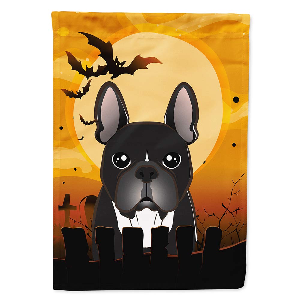 Drapeau de maison en toile Caroline's Treasures BB1785CHF Bouledogue français d'Halloween, multicolore, grand