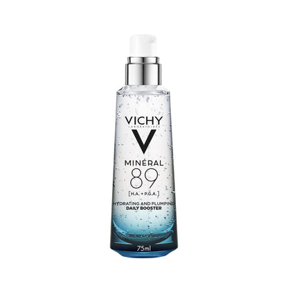 Vichy Hydrating Hyaluronic Acid Serum, Mineral 89 Serum and Daily Skin Booster with Natural Origin Hyaluronic Acid, Hydrates and Strengthens Sensitive Skin, 50mL - Available at All In One Marketplace Canada