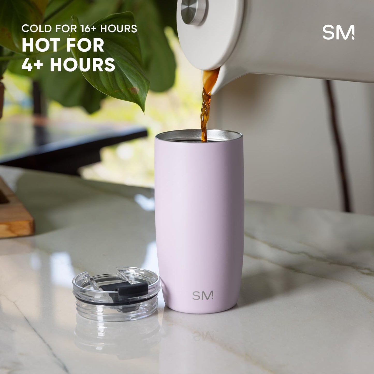 Simple Modern Travel Coffee Mug with Lid | 12oz | Lavender Simple Modern