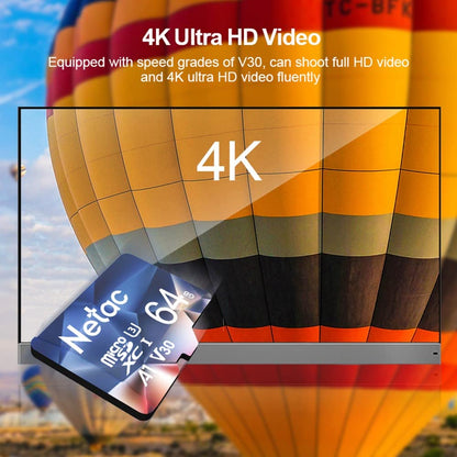 Netac 64GB 2 Pack Micro SD Card Speed up to 100MB/s for Action Cameras, Drones, Smartphones and Tablets, Memory Card SDXC UHS-I C10/U3/V30/A1 EXFAT