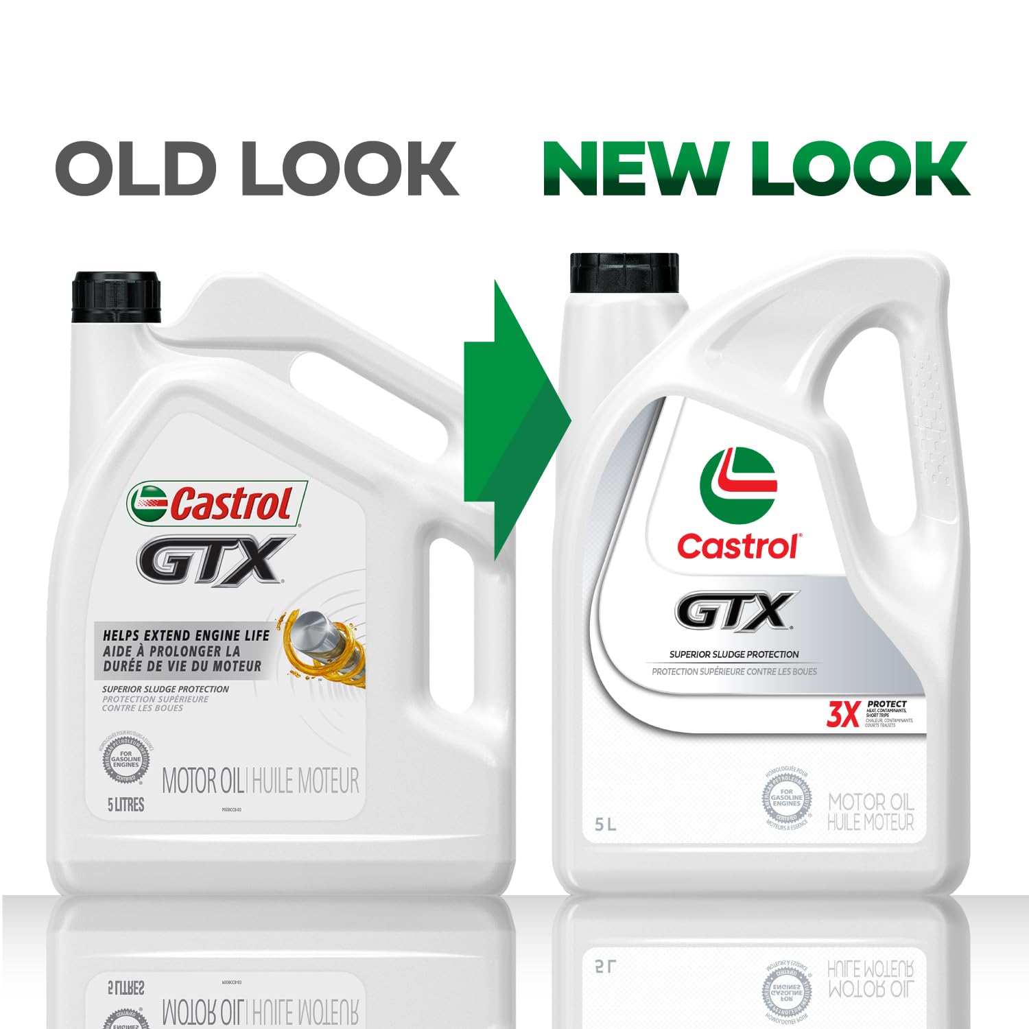 Castrol GTX Conventional 5W-30 Motor Oil, 5 Litres | Made in Canada Castrol