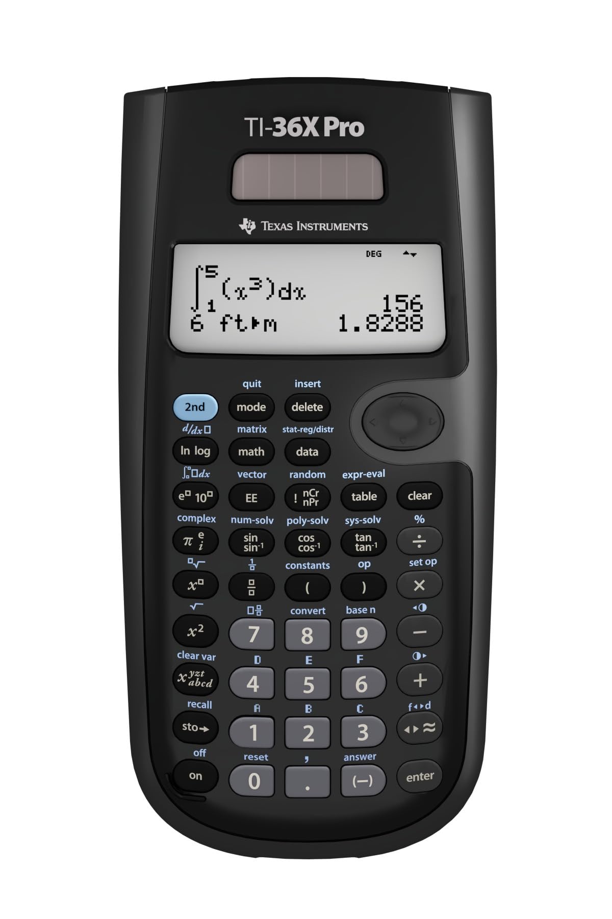 Texas Instruments TI-36X Pro Engineering/Scientific Calculator, Black, 9.7 Inch Texas Instruments