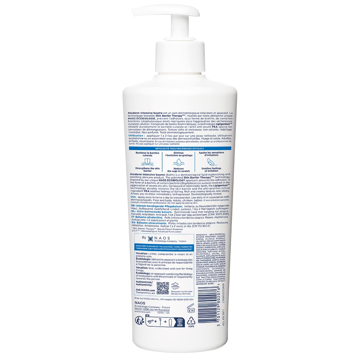 Bioderma Atoderm Intensive Balm, Hydrating Balm For Dry To Atopic Sensitive Skin, Face & Body Moisturizer - Available at All In One Marketplace Canada