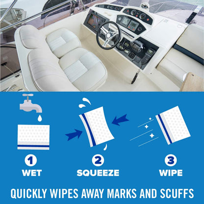 3PK Premium Boat Scuff Erasers, Boating Accessories for Cleaning, Gift for Pontoon, Fishing, Jon Boats, Decks, Vinyl and Hull Cleaner, Gadgets for Men and Women - Available at All In One Marketplace Canada