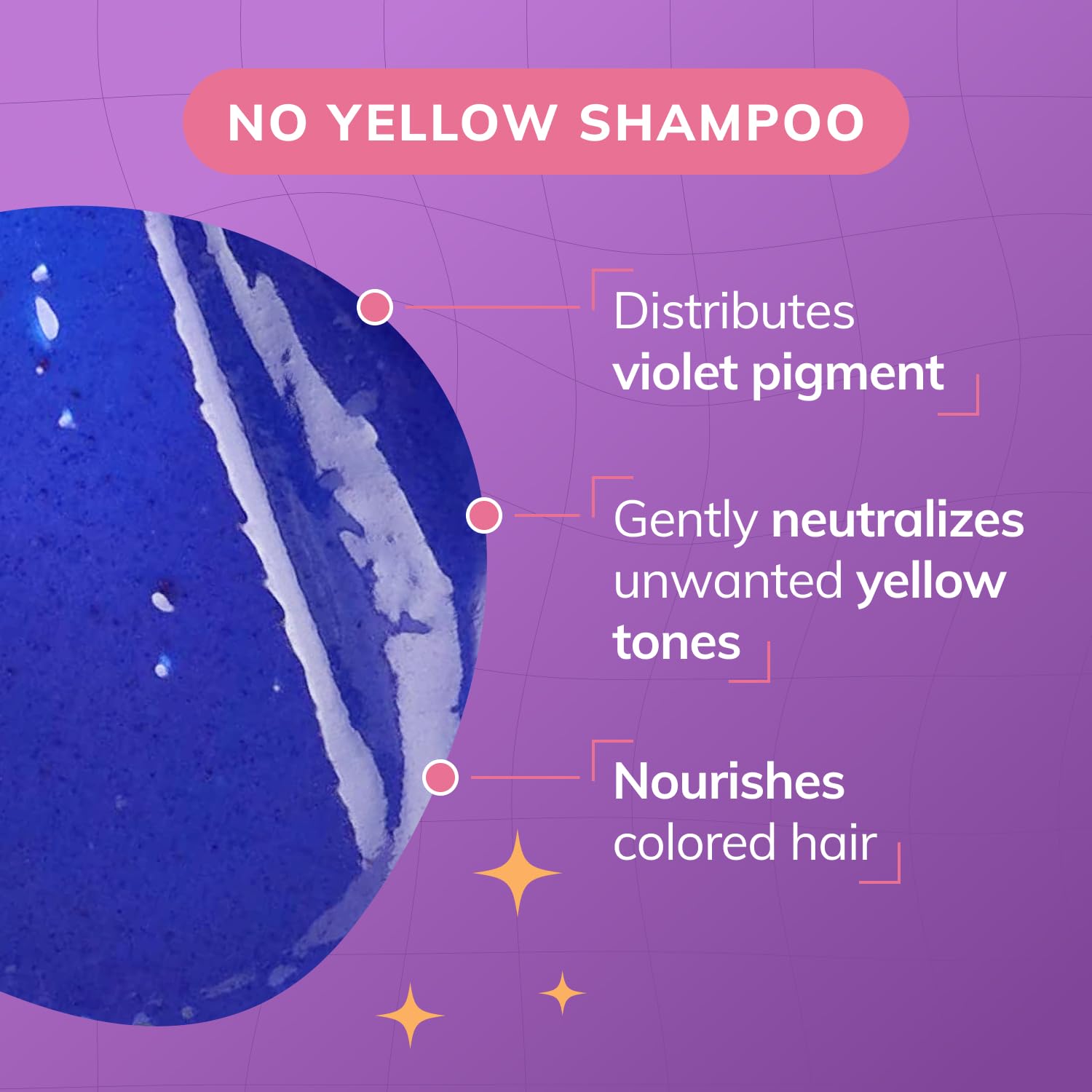 Fanola No Yellow Shampoo | Colour Depositing Purple Shampoo for Blonde, Silver, Gray, and Highlighted Hair | Anti Brass Shampoo Toner to Remove Yellow Tones & Brassiness from Bleached Hair (350 ml) - Available at All In One Marketplace Canada