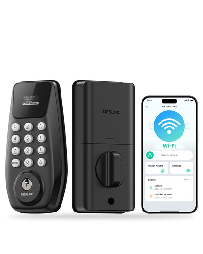 DESLOC C100 Plus Smart Keyless Entry Door Lock with Built-in WiFi 🍁 All In One Marketplace Canada DESLOC