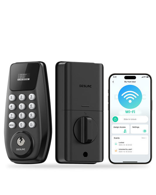 DESLOC C100 Plus Smart Keyless Entry Door Lock with Built-in WiFi 🍁 All In One Marketplace Canada DESLOC