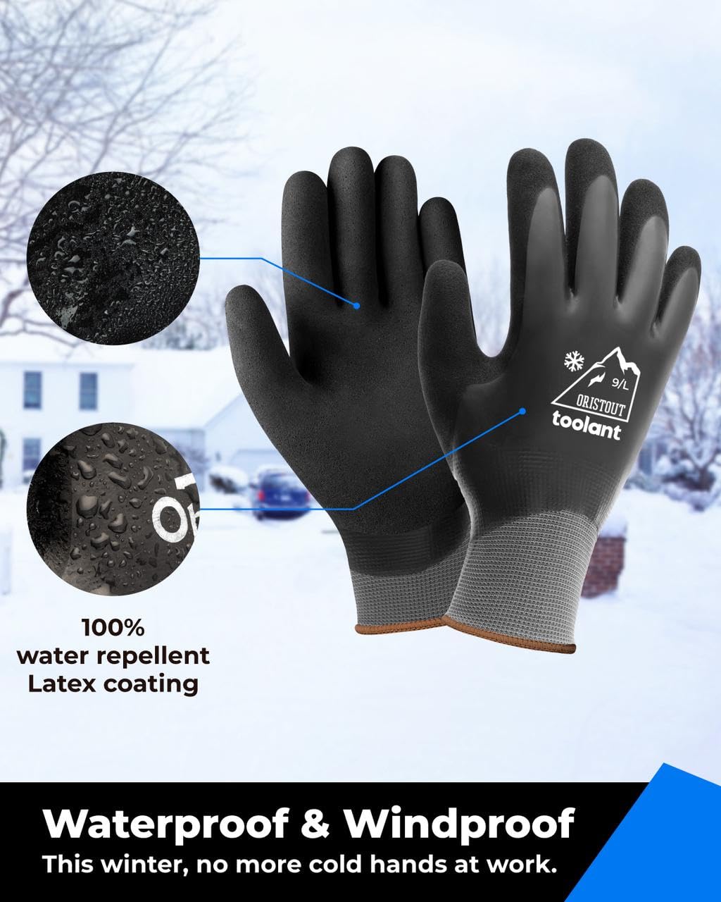 Oristout Waterproof Winter Work Gloves for Men and Women 🍁 All In One Marketplace Canada