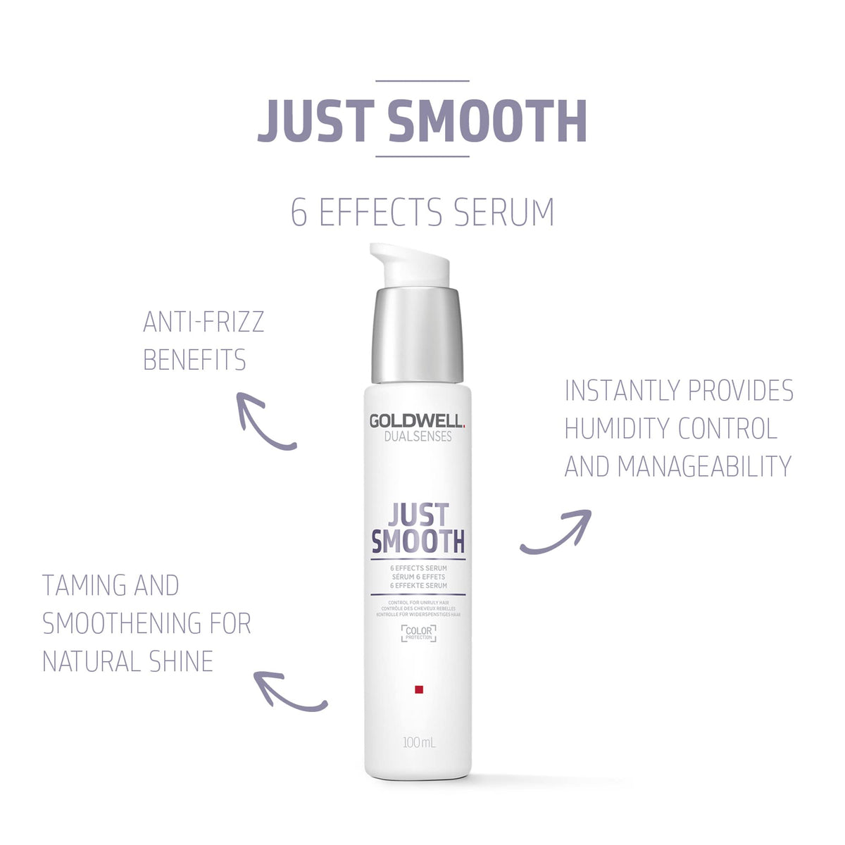 Goldwell Dualsenses Just Smooth Taming 6 Effects Serum, 100 ml
