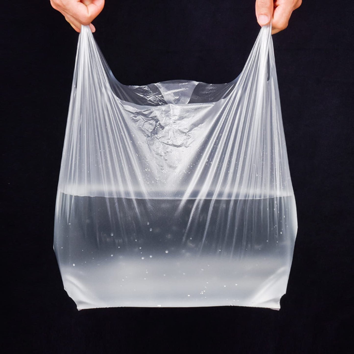 T Shirt Bags Plastic Grocery Bags with Handles for Merchandise and Supermarket, Bolsas De Plastico Para Negocio, 12 x 20 Inch (White, 200Pcs) - Available at All In One Marketplace Canada
