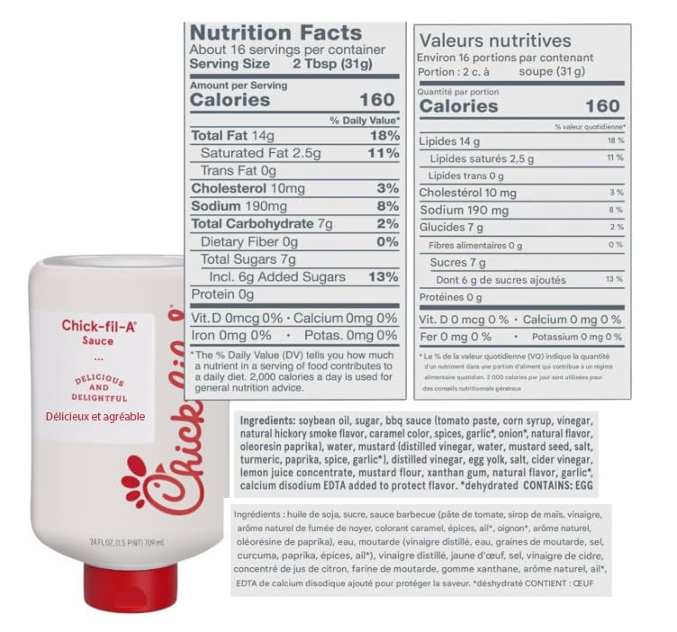 Chick-fil-A Sauce 16 oz. Bottle - Twin Pack