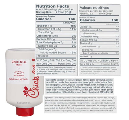 Chick-fil-A Sauce 16 oz. Bottle - Twin Pack