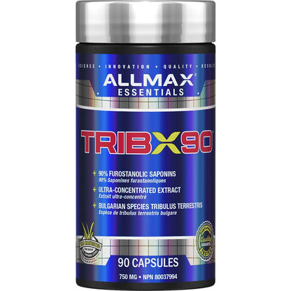 ALLMAX TribX90 Testosterone Booster Capsules, 90 Count ALLMAX