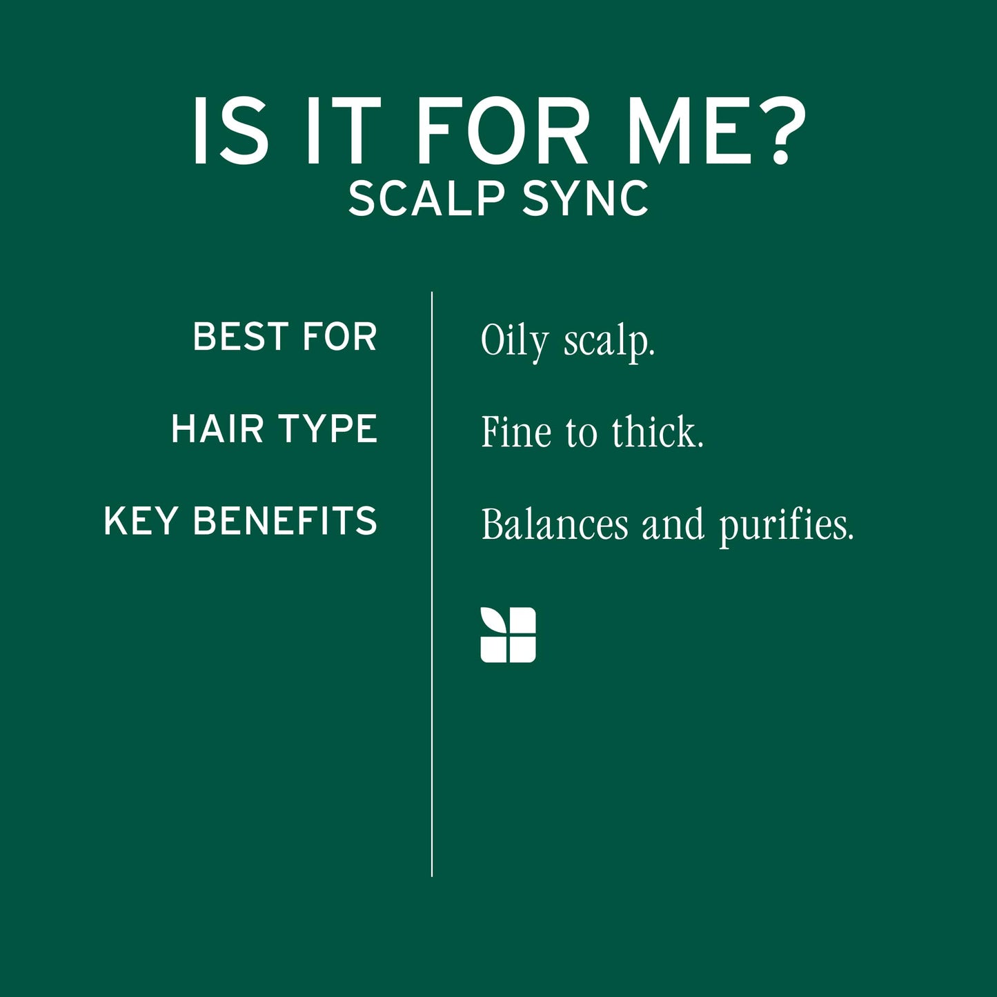 Biolage Scalp Sync Clarifying Shampoo for Oily Scalp BIOLAGE