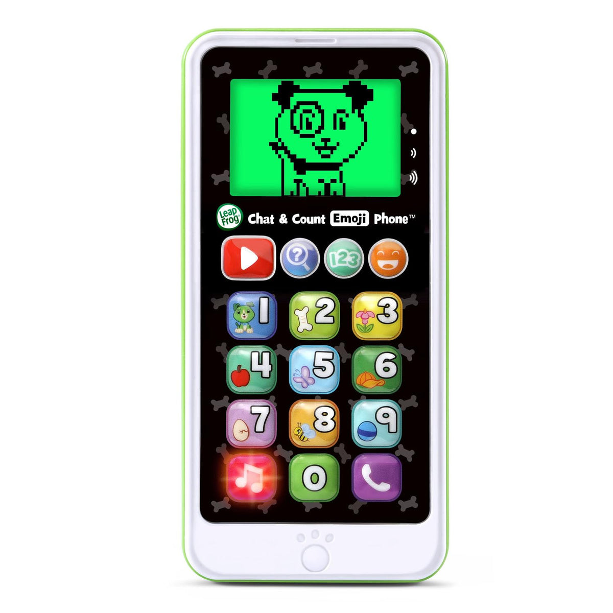 LeapFrog Chat & Count Emoji Phone, Green (English Version)