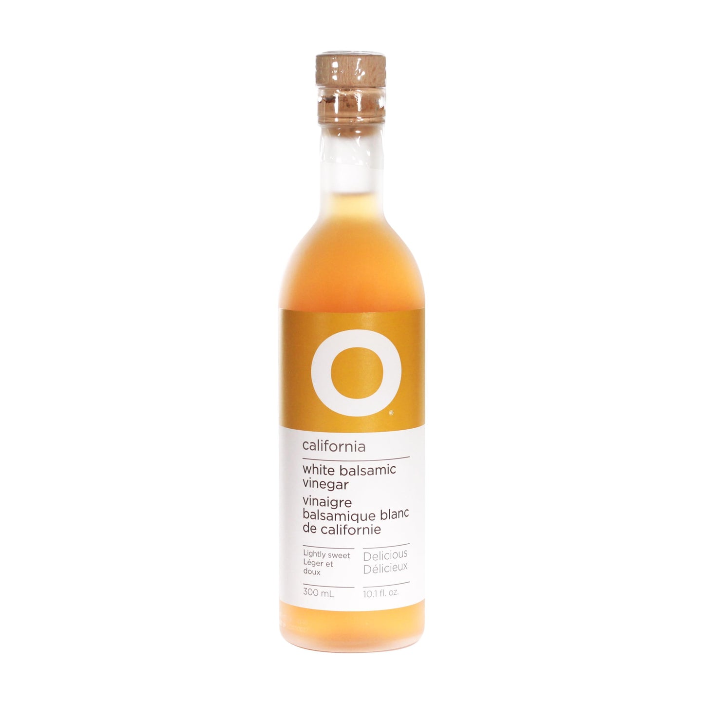 O Olive Oil California White Balsamic Vinegar 300 mL Glass Bottle O Olive Oil