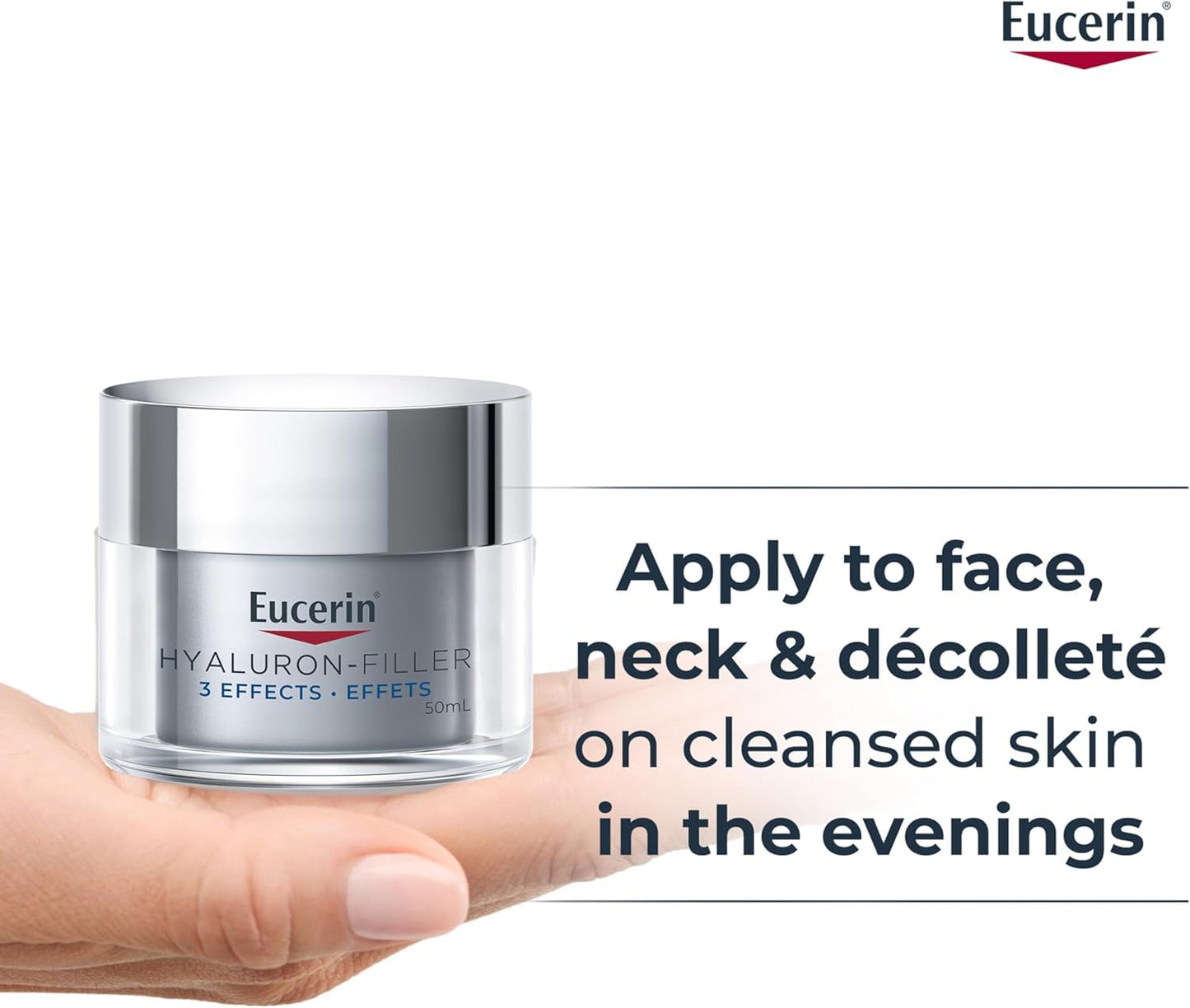 Eucerin Anti-Wrinkle Regenerating Face Night Cream, Hyaluronic Acid, 50mL Eucerin