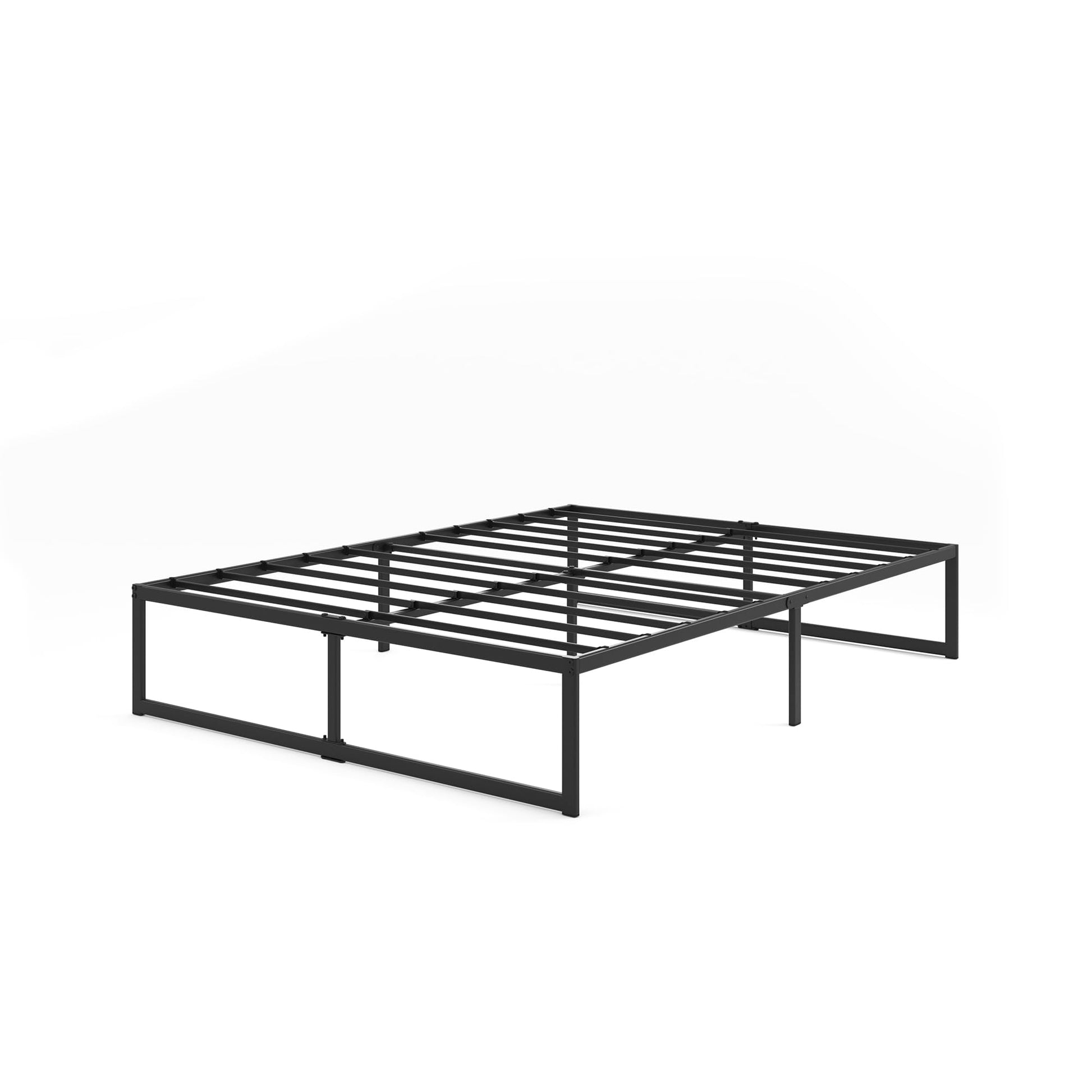 Zinus Full Bed Frame - ABEL 14 inch Metal Bed Frame with Steel Slat Support, No Box Spring Needed, Easy Assembly - Minimalist Platform Bed in a Box with Underbed Storage Space, 5 Year Wrranty, Full - Available at All In One Marketplace Canada