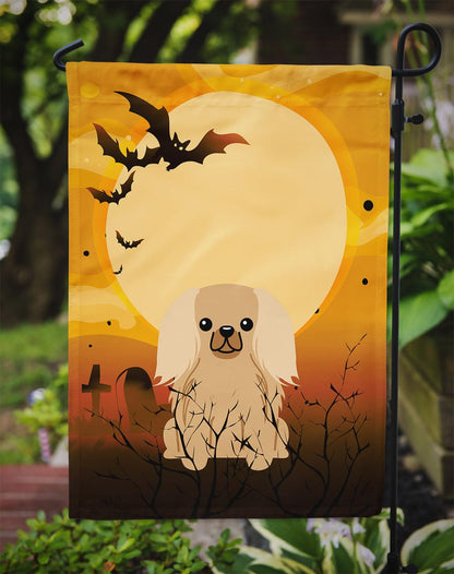 Caroline's Treasures BB4370GF Halloween Pekingnese Fawn Sable Flag Garden Size, Small, Multicolor