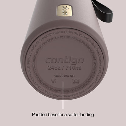 Contigo DualSip 24 oz Water Bottle w/Carry Strap & 2-Way Lid (Drink from Straw or Spout) | Vacuum-Insulated Stainless Steel for Cold Drinks | 100% Leakproof | BPA & Lead-Free | Dishwasher Safe 🍁 All In One Marketplace Canada