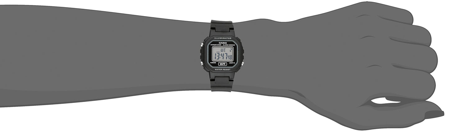 Casio Women's LA20WH-1ACF Classic Digital Black Resin Watch Casio