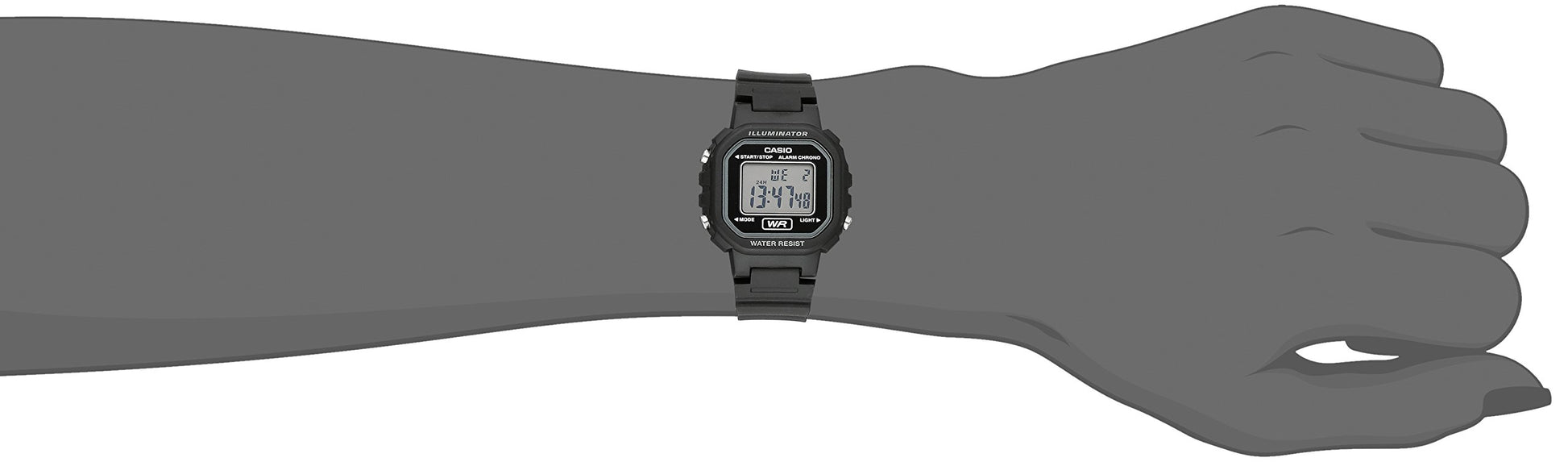 Casio Women's LA20WH-1ACF Classic Digital Black Resin Watch Casio