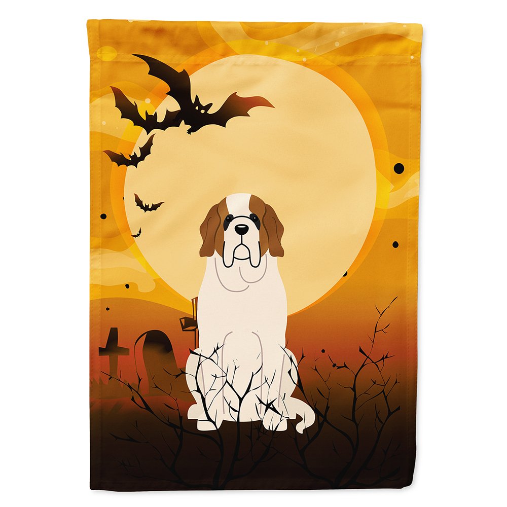 Drapeau de maison Caroline's Treasures BB4301CHF Halloween Saint-Bernard en toile, grande taille, multicolore
