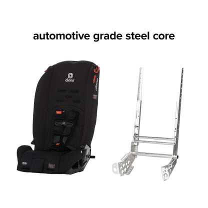 Diono Radian 3R, 3-in-1 Convertible Car Seat, Rear & Forward Facing, 10 Years 1 Car Seat, Slim Design Fits 3 Across, Jet Black 🍁 All In One Marketplace Canada