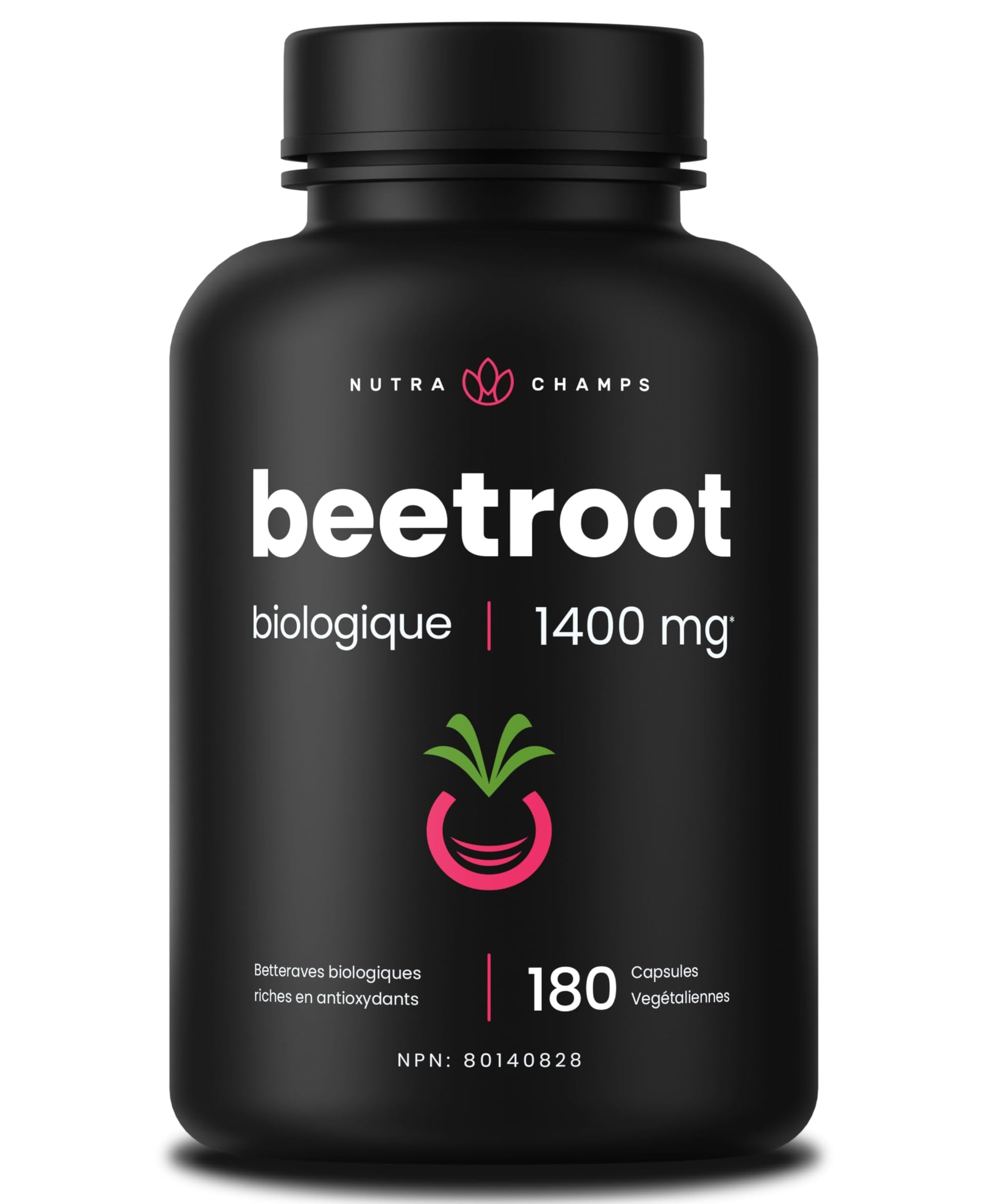 Organic Beetroot Capsules – 180 Count - Beet Root Supplement For Women & Men – Beetroot Juice Alternative – Nitric Oxide & Circulation Support – Antioxidant Beetroot Supplement - 1,400mg per Serving - Available at All In One Marketplace Canada