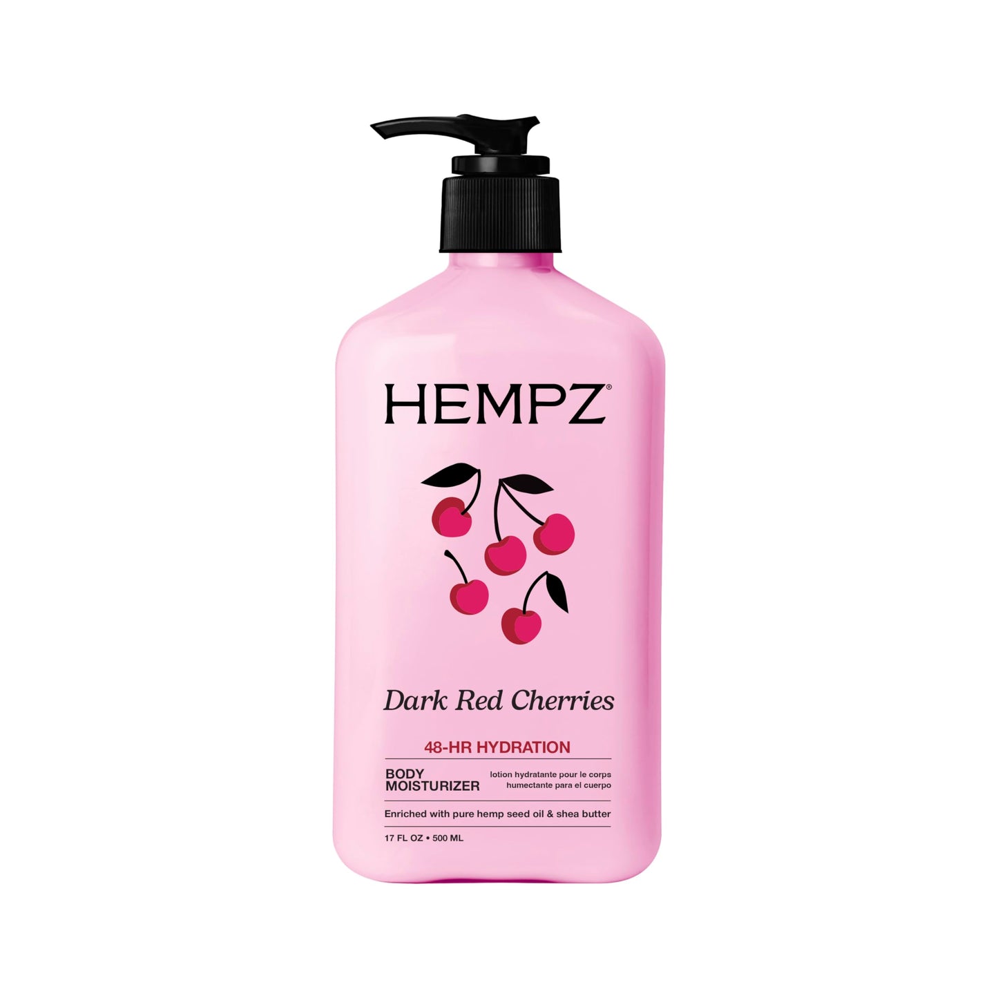 Hempz Dark Red Cherries Lotion, Ultra Hydrating Moisturizer for Body, Hands and Feet 17 oz. - Available at All In One Marketplace Canada