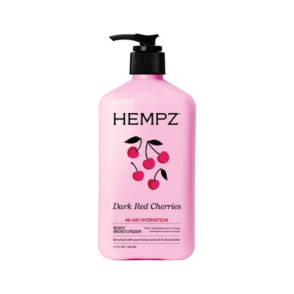 Hempz Dark Red Cherries Lotion, Ultra Hydrating Moisturizer for Body, Hands and Feet 17 oz. - Available at All In One Marketplace Canada