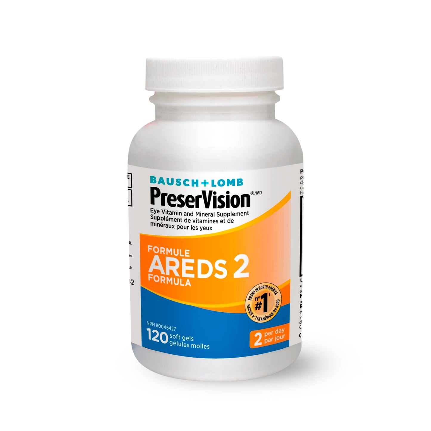 PreserVision AREDS 2 Eye Vitamin & Mineral Supplement, Contains Lutein, Vitamin C, Zeaxanthin, Zinc, Vitamin E, Eye Health Supplements for Adults, 120 Mini Soft Gels (packaging may vary)