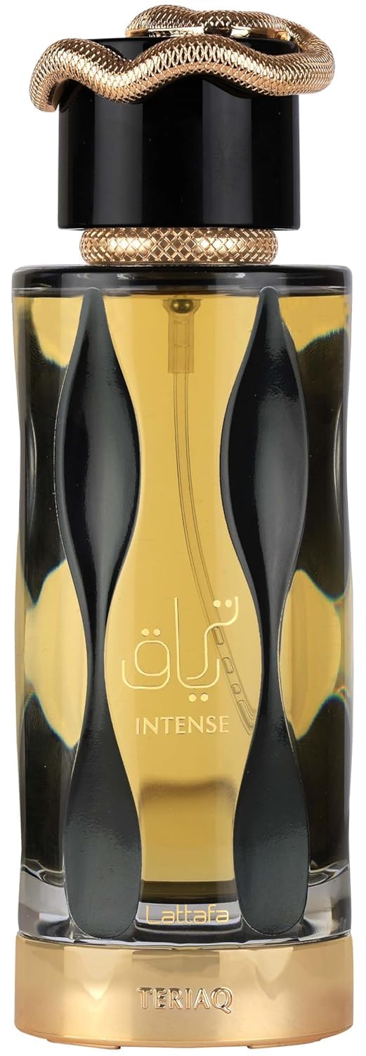 Lattafa Teriaq Intense Eau de Parfum Spray for Unisex, 3.4 Ounce Lattafa