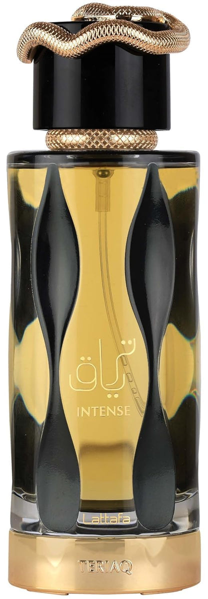 Lattafa Teriaq Intense Eau de Parfum Spray for Unisex, 3.4 Ounce Lattafa
