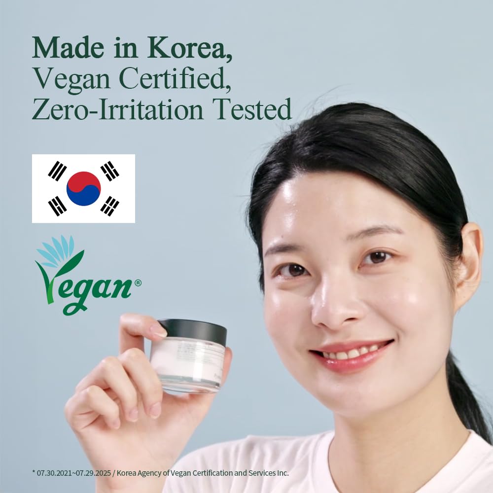 Pyunkang Yul PKY Calming Moisture Barrier Cream Instantly Soothes Sensitive Skin, Hyaluronic Acid & Ceramide for Hydration, Vegan, Korean Skincare (1.69 Fl. Oz, 50ml)