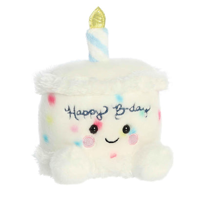 Aurora® Adorable Palm Pals™ Happy B'Day Cake Stuffed Animal - Fun Collectible Plush for Kids and Adult Collectors - Perfect for Decorating Rooms and Birthday Gifts - White 5.5 Inches 🍁 All In One Marketplace Canada
