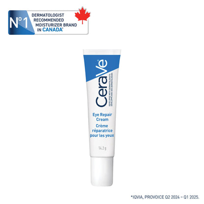 CeraVe EYE CREAM with Hyaluronic Acid for Under Eye Dark circles & Puffiness, Ophthalmologist Tested for Sensitive Eye Area, Fragrance Free, 14.2 Grams - Available at All In One Marketplace Canada