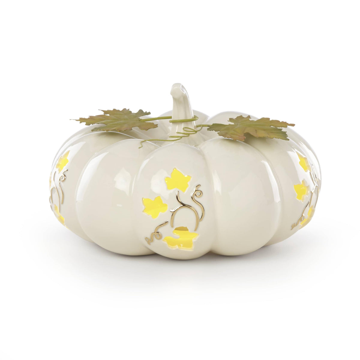 Petite citrouille lumineuse Lenox Harvest, centre de table d'Halloween