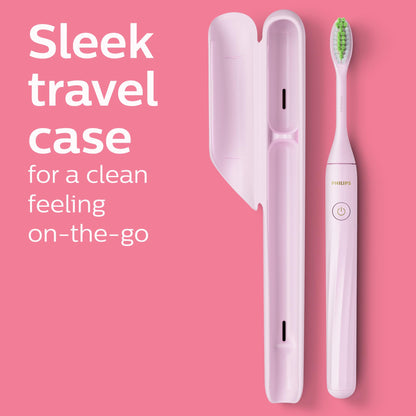 Philips One by Sonicare Battery Toothbrush Holiday Pack with 3 Brush Heads, Manhattan Edition