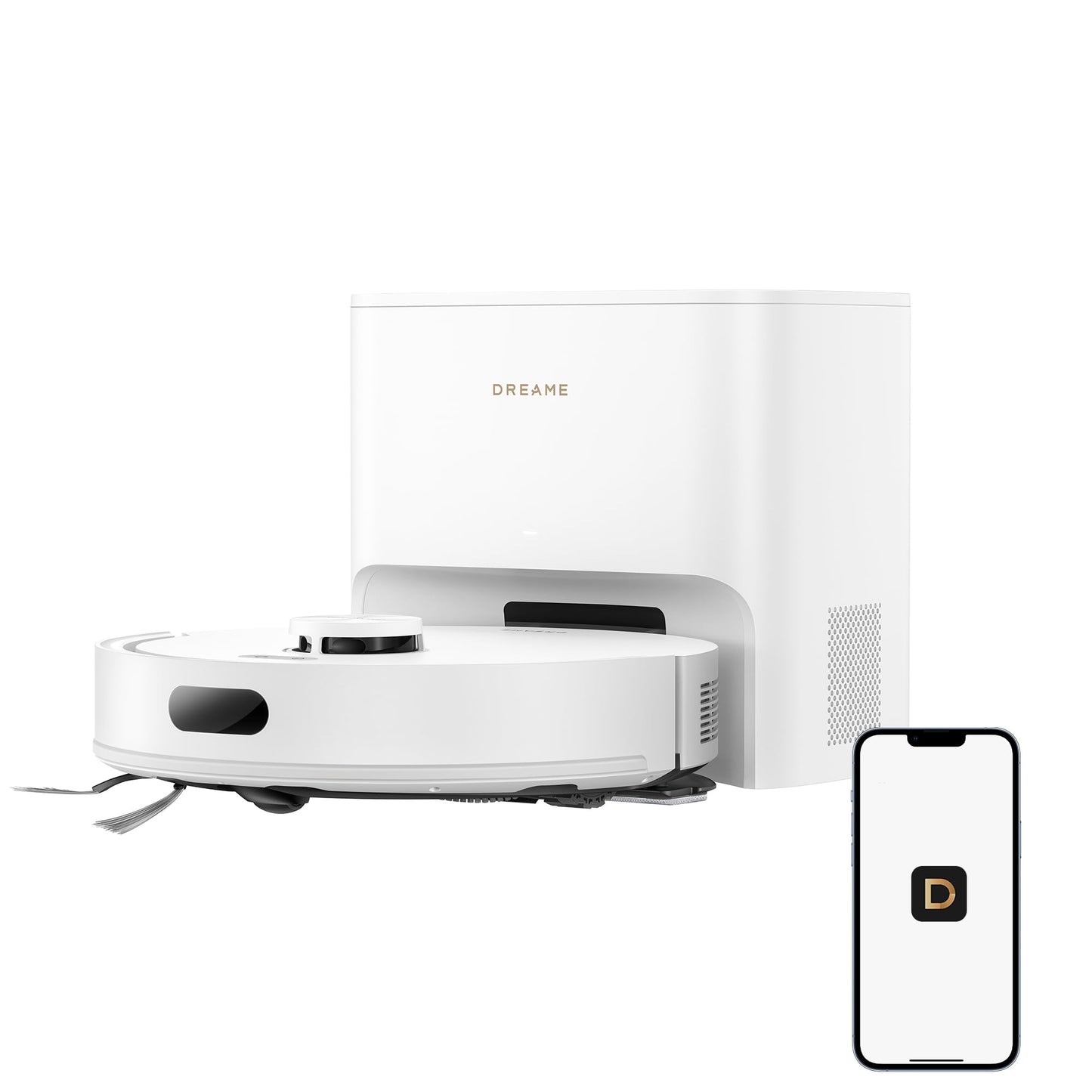 DREAME D20 Air Plus Robot Vacuums and mop, 20,000Pa Suction, Self-Emptying dreame